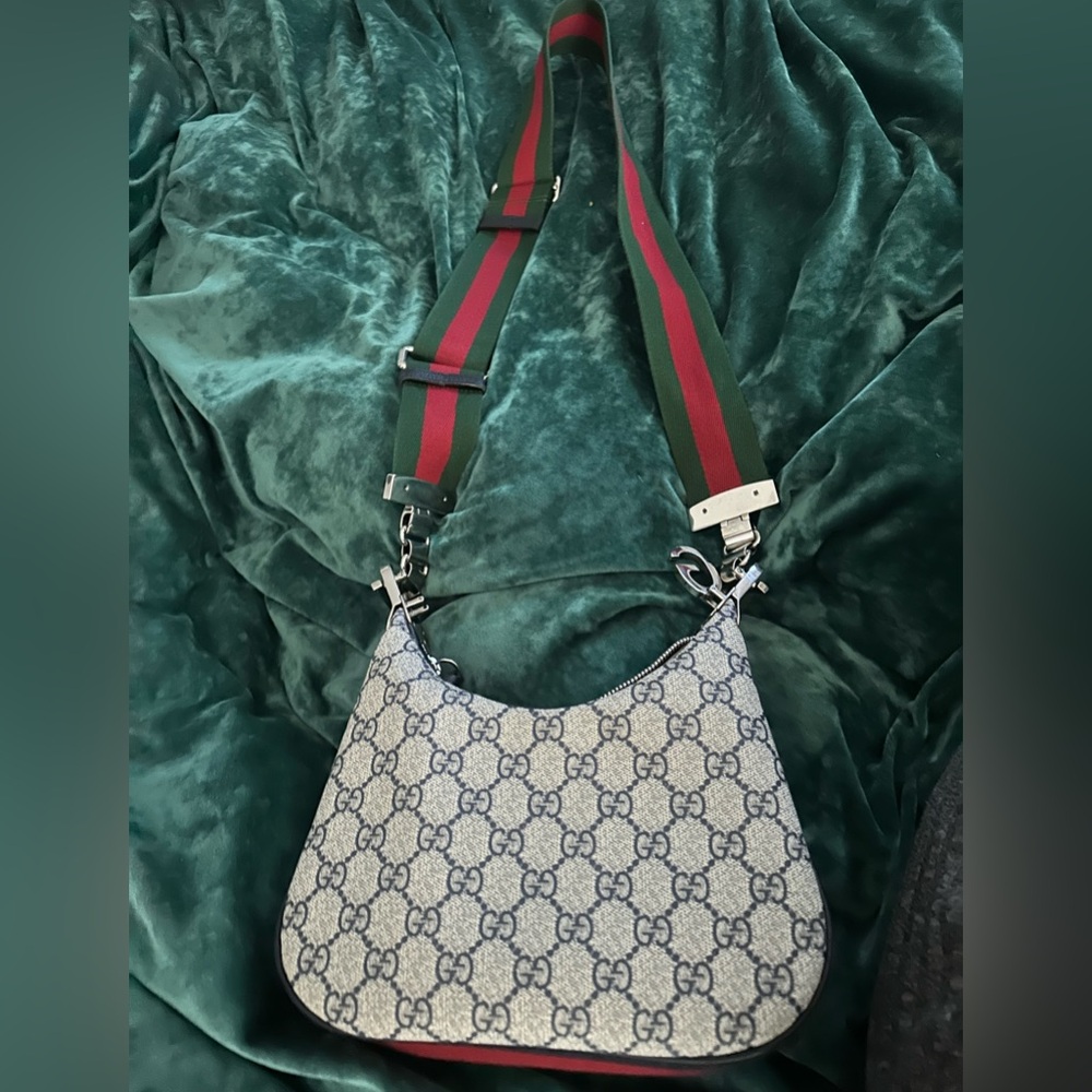 Small GG Blue Attaché